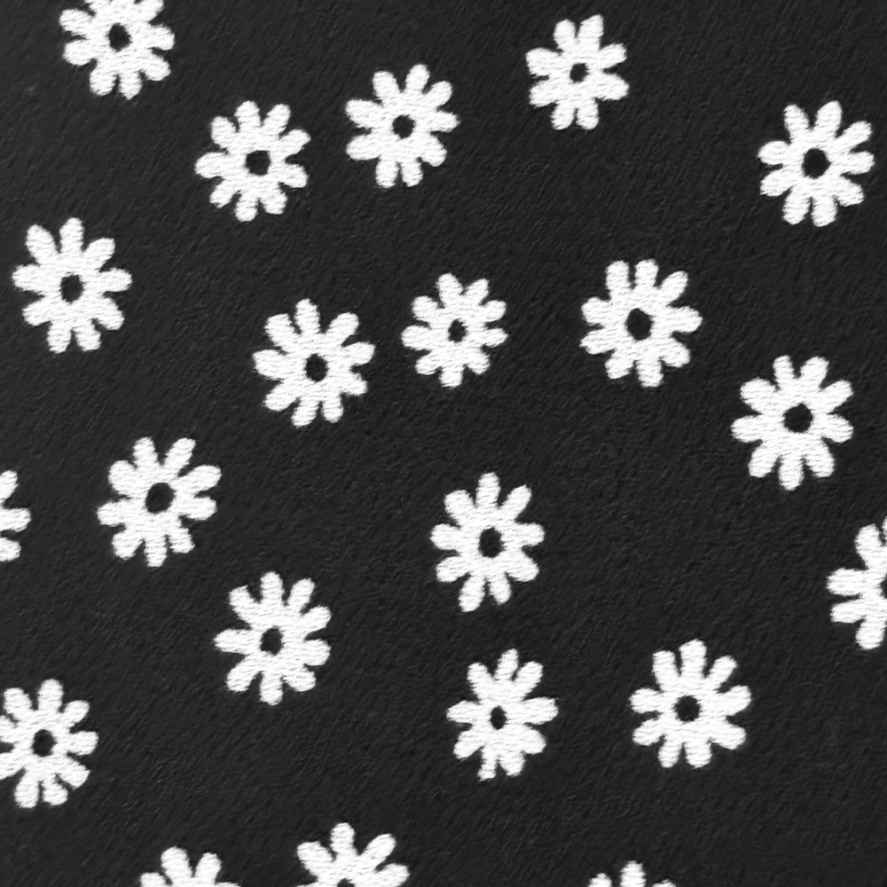 Reformation Dawn Black and White Tiny Floral Polka Dot Mini Dress - Picture 10 of 11